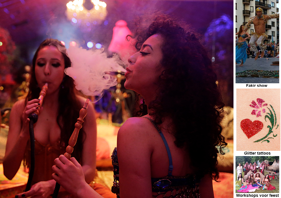Shisha roken voor zigeuners feest